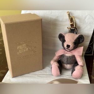 Burberry Thomas Bear charm with bow tie